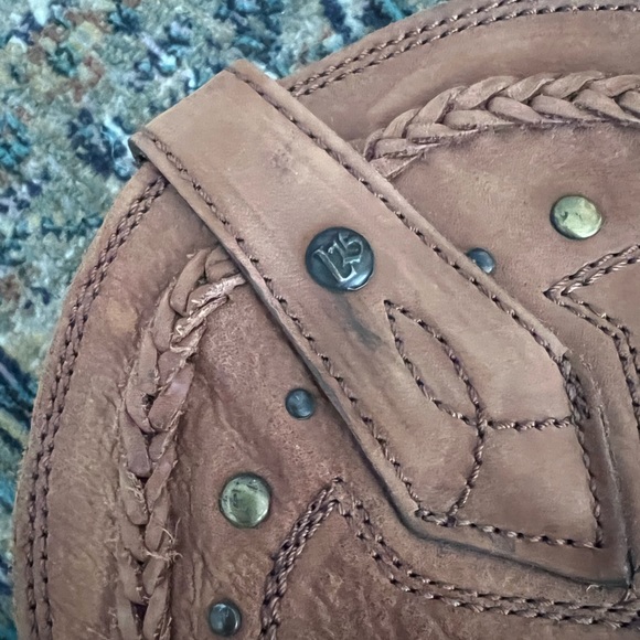 Liberty Black Vegas Fringe Cowboy Boots Brown Western Rodeo Yellowstone Womens - Picture 8 of 12